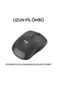 logitech M240 Sessiz Kompakt Kablosuz Bluetooth Mouse, Siyah 910-007119 - 4