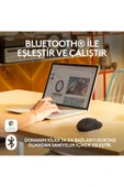 logitech M240 Sessiz Kompakt Kablosuz Bluetooth Mouse, Siyah 910-007119 - 2