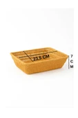 Rattan Hasır Çok Amaçlı Organizer Sepet - Masaüstü Ekmeklik,Banyo Düzenleyici,Organizer - 4