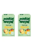 Doğadan Tropik Tatlar Poşet Yeşil Çay 18'li x 2 Adet thumbnail 1