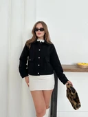 Zr model kaşe ceket siyah st255807 - 1