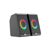 Lenovo Lecoo DS100 1+1 RGB Aydınlatmalı Kablolu Stereo 6W Soundbar Masaüstü Hoparlör Siyah - 3