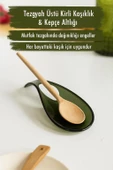 Akrilik Koyu Yeşil Tezgah Üstü Kirli Kaşıklık & Kepçe Altlığı thumbnail 1