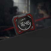 Dijital Manyetik Açı Ölçer Alüminyum Gövdeli Lazerli Type-C Şarj Girişli Yüksek Hassasiyetli thumbnail 3