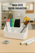 Masaüstü Kalem & Düzenleyici Kalemlik Beyaz thumbnail 1