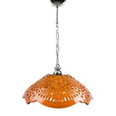 Bal Rengi Akrilik Avize Modern Dekoratif Aydınlatma 35x35x12 cm thumbnail 2