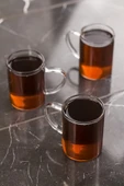 3'lü Borosilikat Isıya Dayanıklı Termisil Cam Kupa Bardak (3 x 200 ml) - 1