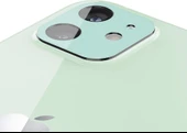 Spigen iPhone 12 Mini ile Uyumlu Kamera Lens Cam Ekran Koruyucu Glas.tR Optik (2 Adet) Green thumbnail 2