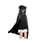 Parti Aksesuar Cadılar Bayramı Kapişonlu Pelerin Siyah 90 cm thumbnail 2