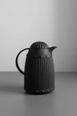 1 LT Isı Yalıtımlı Çay ve Soğuk Su Termosu Siyah (12 Saat Sıcak Tutar & İçi Camdır) thumbnail 5