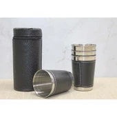 Derili Kılıflı 4'Lü Shot Bardak thumbnail 1