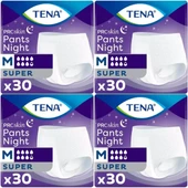 Tena Proskin Pants Night Emici Külot Orta Boy M 30'lu 4 Adet Hasta Bezi - 1