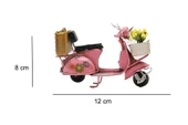 Dekoratif Metal Scooter Önü Sepetli thumbnail 1