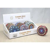 Taşlı Yuvarlak El Aynası Kalın thumbnail 2