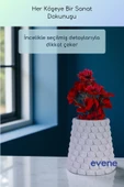 Vazo Küçük Vazo Masa Üstü Vazo Ev Dekorasyon Vazo Siyah Renk Model 84 thumbnail 10