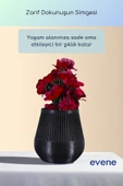 Vazo Küçük Vazo Masa Üstü Vazo Ev Dekorasyon Vazo Beyaz Renk Model 88 thumbnail 8