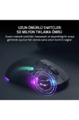 Gamepower Fenix 24.000DPI Triple Mode (Kablolu/bluetooth/2.4g) Siyah Gaming Mouse thumbnail 4