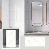 Beyaz Mermer Desenli Alüminyum Plastik Duvar Sticker thumbnail 3