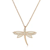 925 Ayar Gümüş Yusufçuk Kadın Gümüş Kolye thumbnail 1