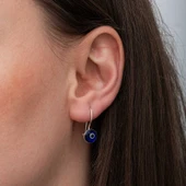 Gümüş Sallantılı Nazar Kadın Küpe thumbnail 3