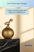 Vazo Küçük Vazo Masa Üstü Vazo Ev Dekorasyon Vazo Altın Renk Model 68 thumbnail 8