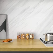 Açık Mermer Desenli Yapışkanlı Kaplama Kağıdı  Büyük Boy 5 Metre thumbnail 2