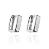 Gümüş Taşsız J Bayan Küpe thumbnail 1