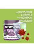 Gumitamin Sambucus Multivitamin Karamürver, Vitamin C+d3, Çinko, Beta Glukan Doğal Böğürtlen Aromalı thumbnail 2