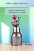 Vazo Küçük Vazo Masa Üstü Vazo Ev Dekorasyon Vazo Beyaz Renk Model 60 thumbnail 11