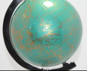 Dekoratif Dünya Yerküre Parlak Nikel Ayaklı Harita thumbnail 2