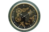 Saat Çarklı Duvar Saati Dekoratif Ev Ofis Hediyelik thumbnail 1
