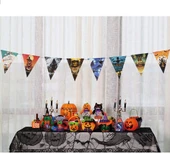 Parti Cadılar Bayramı Halloween Bayrak Banner Süs 8 li 3 Metre thumbnail 2