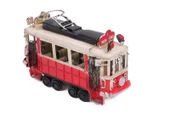 Dekoratif Metal Taksim Tramvay Orta Boy Vintage Biblo Hediyelik thumbnail 2