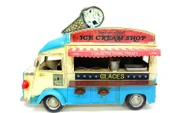 Dekoratif Metal Dondurma Arabası Biblo Dekoratif Hediyelik thumbnail 2