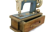 Dekoratif Metal Dikiş Makinesi Kutulu Biblo Hediyelik thumbnail 4