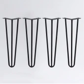 Metal 4’lü Sehpa Masa Ayağı Seti 41 cm Dayanıklı Mobilya Destek Yükseltici Ayak Takımı Kolay Montaj thumbnail 1