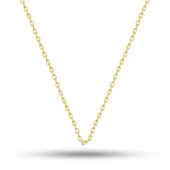 Gümüş Gold 0.30 Mikron 50 Cm Forse Kadın Zincir thumbnail 2