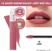 Maybelline SuperStay Matte Ink Liquid Lipstick - Likit Mat Ruj No: 15 Lover thumbnail 2