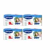 Canped Belbantlı Polietilen Büyük Boy L 30'lu 4 Adet Hasta Bezi - 1