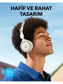 Anker Soundcore H30i Mikrofonlu Kablosuz Kulaküstü Kulaklık - 70 Saat Oynatma Süresi- Beyaz thumbnail 4