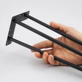 Metal 4’lü Sehpa Masa Ayağı Seti 41 cm Dayanıklı Mobilya Destek Yükseltici Ayak Takımı Kolay Montaj thumbnail 2