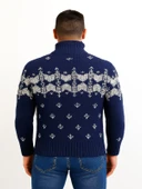 Tarz Cool T00575 Erkek Desenli Triko Hırka thumbnail 2