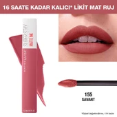 Maybelline Super Stay Matte Ink Pink Edition Mat Ruj 155 Savant thumbnail 3