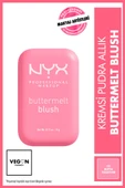 NYX Professional Makeup Buttermelt Blush Kremsi pembe Pudra Allık - 02 Butta Together - 1