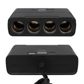 Olesson 2014 12-24V 120 Watt 4'Lü Araç Çakmak Çoklayıcı - 4