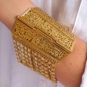 Altın Kaplama İmitasyon Urfa Akıtma Desenli Bilezik BLZ-3129 thumbnail 1