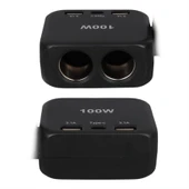 Olesson 1655 12-24V 100 Watt 2'Li Araç Çakmak Çoklayıcı - 4