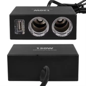 Olesson 1522 12-24V 120 Watt 2'Li Araç Çakmak Çoklayıcı - 4