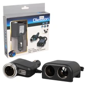 Olesson 1526 12-24V 120 Watt 3'LÜ Araç Çakmak Çoklayıcı - 1