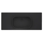 Real Stone Pure Etajerli 60x50 Antrasit Granit Banyo Lavabosu - 1